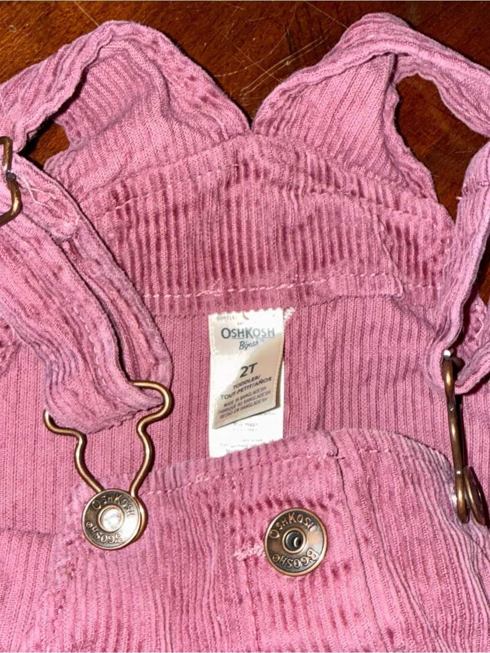 OshKosh B’gosh Girls 2T Pink Corduroy Jumper Dress – Excellent Condition